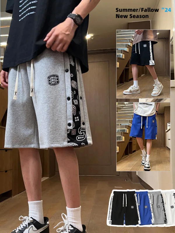 Summer Men's orts 5-Part Loose Fit Casual Thin American Sle Faionable Spor Lightweight Straight Leg Elastic Waist
Summer Men's orts 5-Part Loose Fit Casual Thin American Sle Faionable Spor Lightweight Straight Leg Elastic Waist