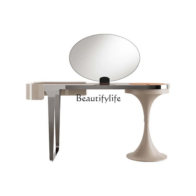 Light luxury dresser, cloakroom, Italian makeup table, bedside and bedside, high-end feeling
Light luxury dresser, cloakroom, Italian makeup table, bedside and bedside, high-end feeling