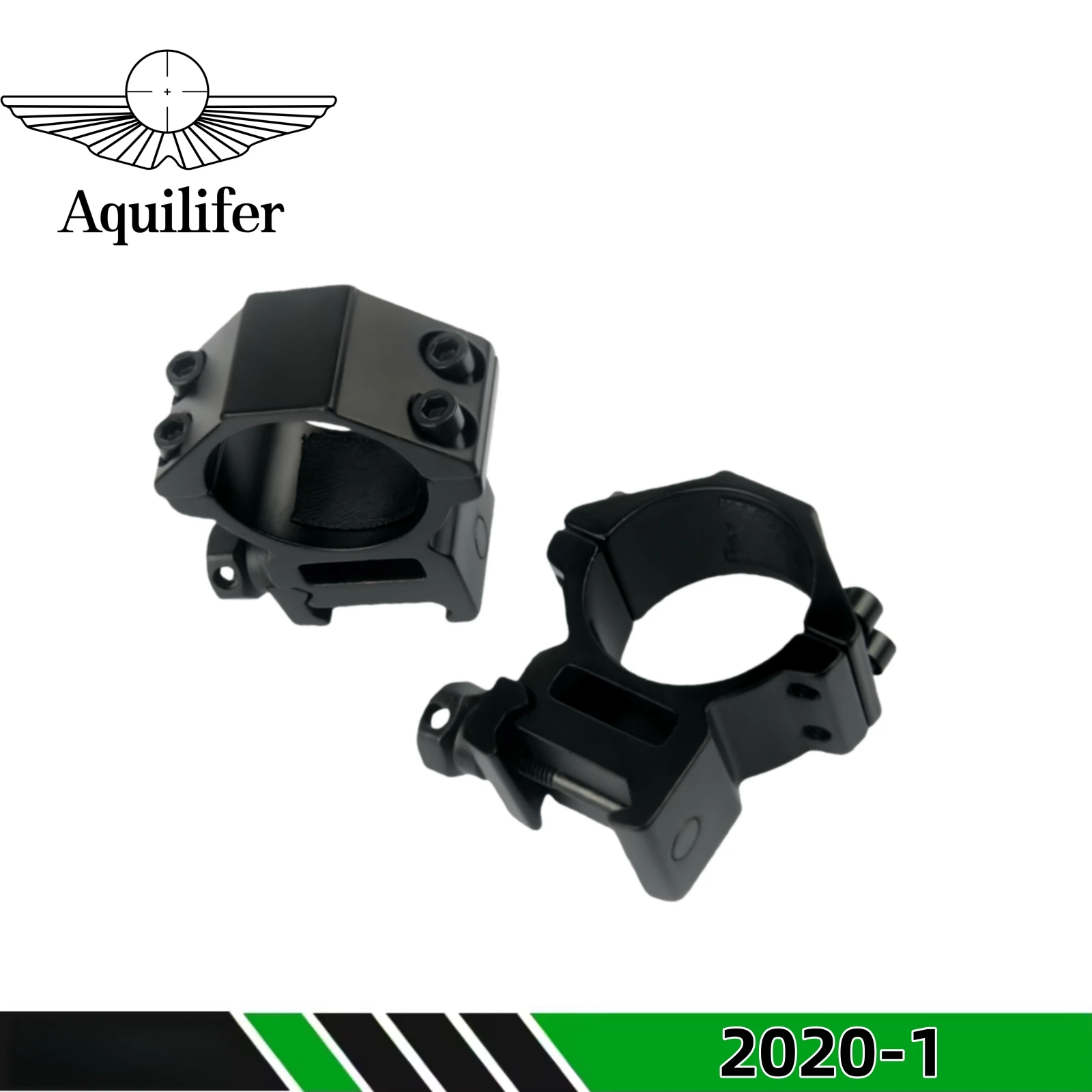 Aquilifer 25.4mm/30mm Picatinny Rail Scope Rings 2-Piece Aluminum High Profile Tactical Optic Mounts for Hunting Shooting
Aquilifer 25.4mm/30mm Picatinny Rail Scope Rings 2-Piece Aluminum High Profile Tactical Optic Mounts for Hunting Shooting