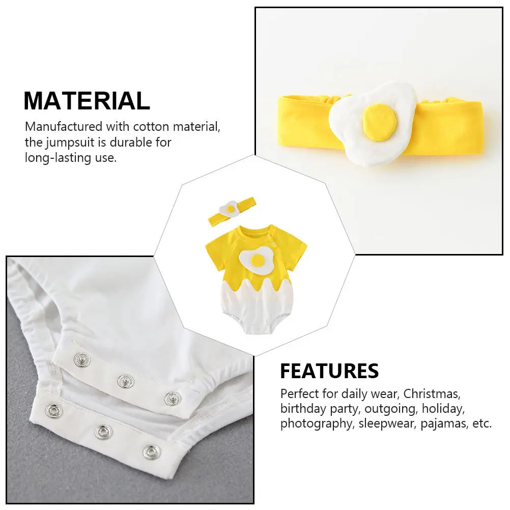 Eggshell Romper Short Sleeve Cotton Jumpsuit Baby Bodysuit Newborn Outfit Clothes Baby Romper Short Sleeve
Eggshell Romper Short Sleeve Cotton Jumpsuit Baby Bodysuit Newborn Outfit Clothes Baby Romper Short Sleeve