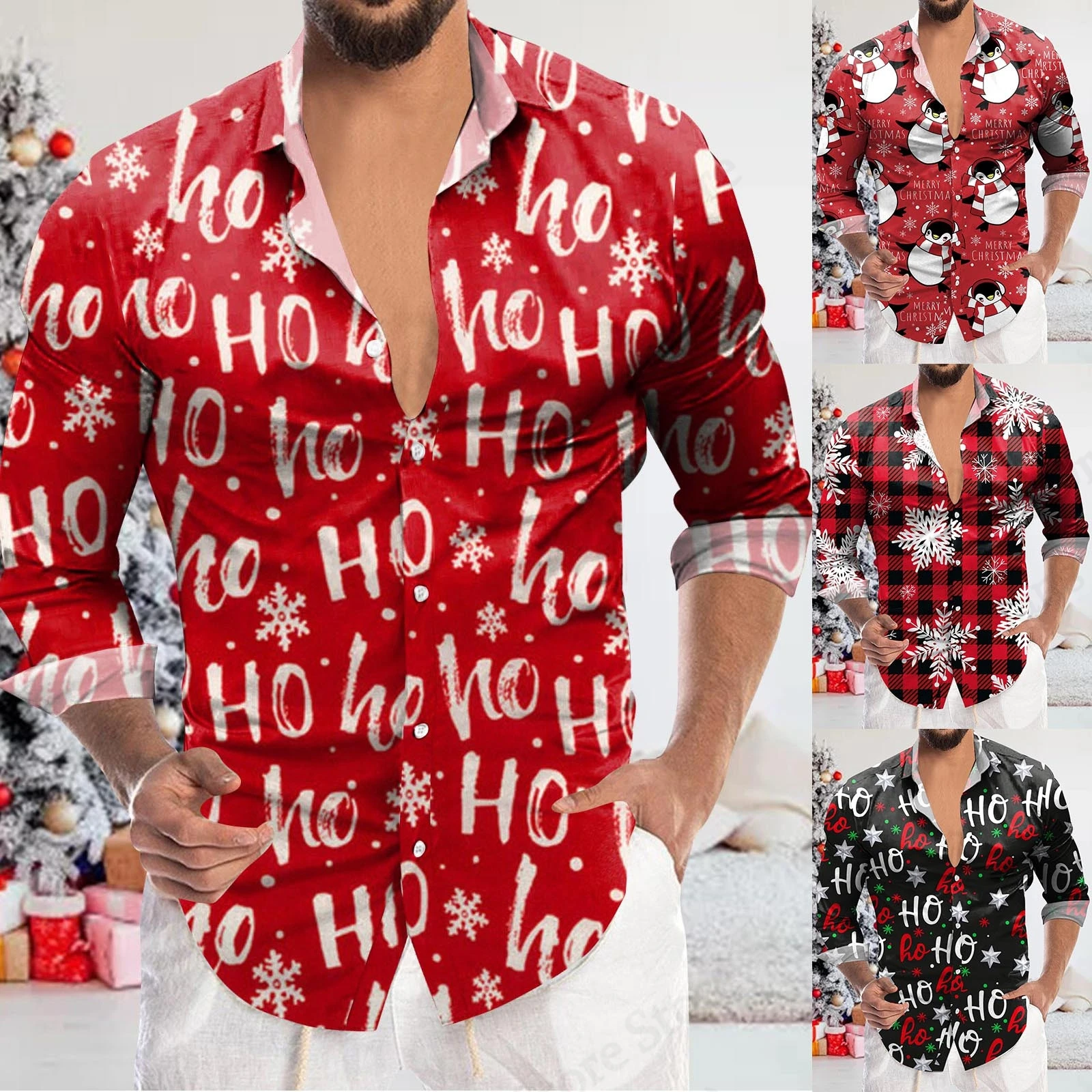 Мужская Рождественская фестивальная рубашка с длинным рукавом Рождественская рубашка с 3D принтом Мужчины Женщины Модные повседневные рубашки Большой размер Блузка Снежинка Camisa
Мужская Рождественская фестивальная рубашка с длинным рукавом Рождественская рубашка с 3D принтом Мужчины Женщины Модные повседневные рубашки Большой размер Блузка Снежинка Camisa