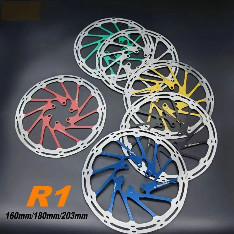 160/180/203mm 6 Bolt Ultralight Stainless Steel MTB Road Bike Disc Brake Rotor Quick Cooling Cycling Parts for Mountain Cycling
160/180/203mm 6 Bolt Ultralight Stainless Steel MTB Road Bike Disc Brake Rotor Quick Cooling Cycling Parts for Mountain Cycling
