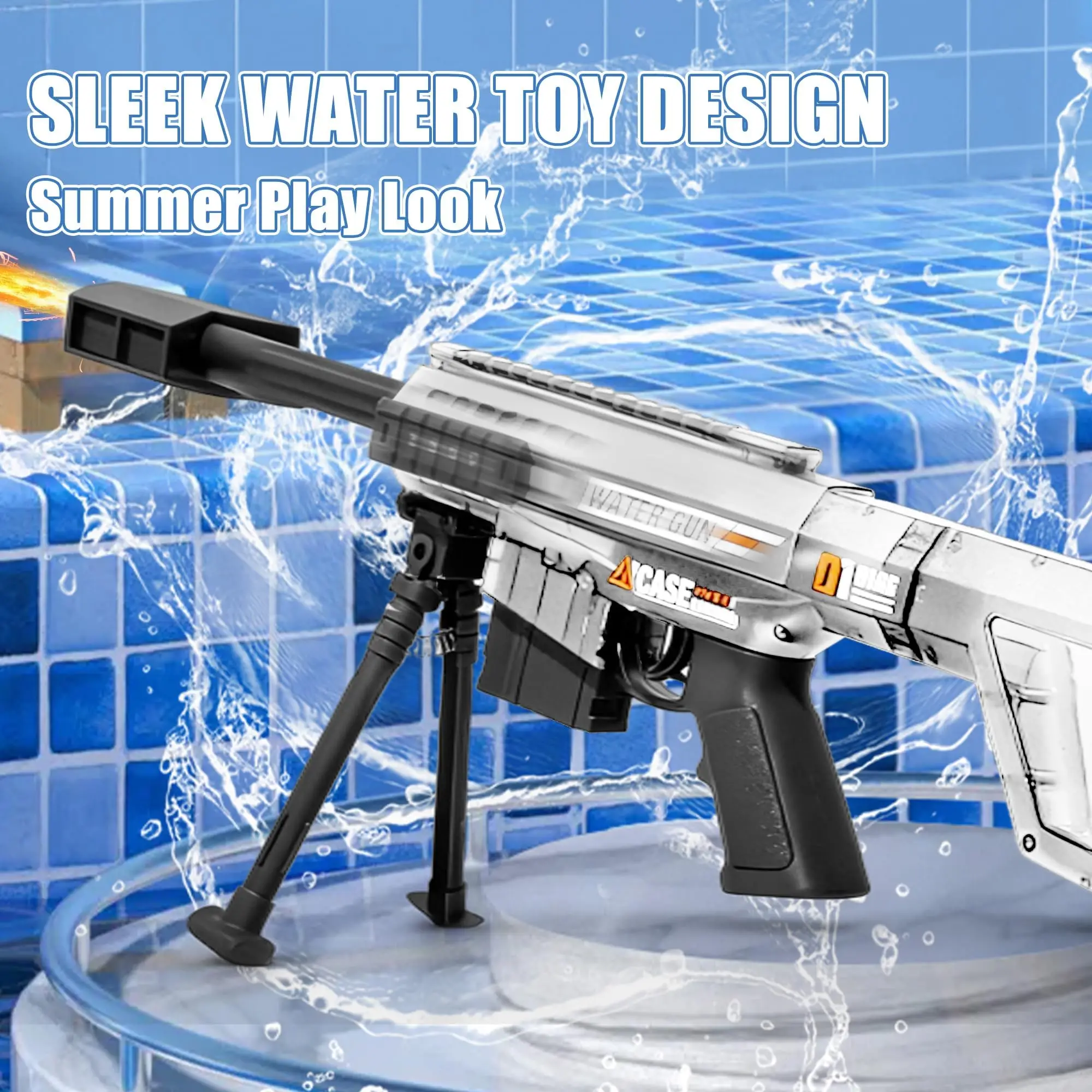 Outdoor Strong Electric Barrett Model Water Gun Toy Automatic Water Pistol Squirt Toys Summer Pool Game Toys For Boys Adult Gift
Outdoor Strong Electric Barrett Model Water Gun Toy Automatic Water Pistol Squirt Toys Summer Pool Game Toys For Boys Adult Gift