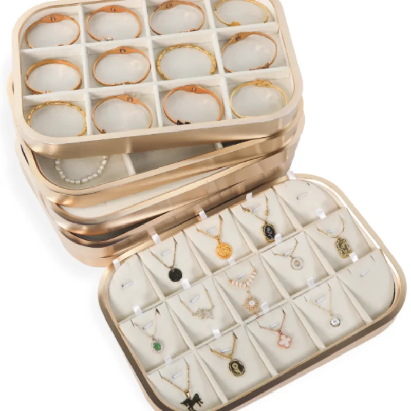Aluminum Alloy Jewelry Tray, Display Plate for Necklace Ring Earring Bracelet Pendant, Jewelry Storage Sorting Tray
Aluminum Alloy Jewelry Tray, Display Plate for Necklace Ring Earring Bracelet Pendant, Jewelry Storage Sorting Tray