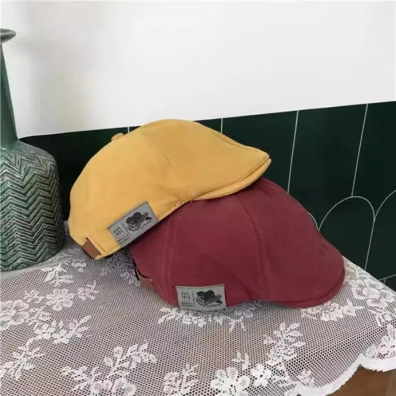 Cloth label beret children summer autumn versatile hip-hop reverse wearing duckbill hat forward hat man
Cloth label beret children summer autumn versatile hip-hop reverse wearing duckbill hat forward hat man