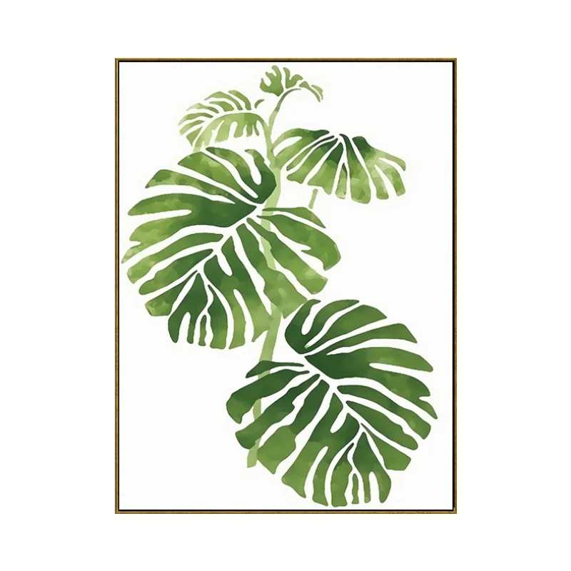 Nordic living room decorative painting modern simple plant green leaf hanging painting pastoral small fresh
Nordic living room decorative painting modern simple plant green leaf hanging painting pastoral small fresh
