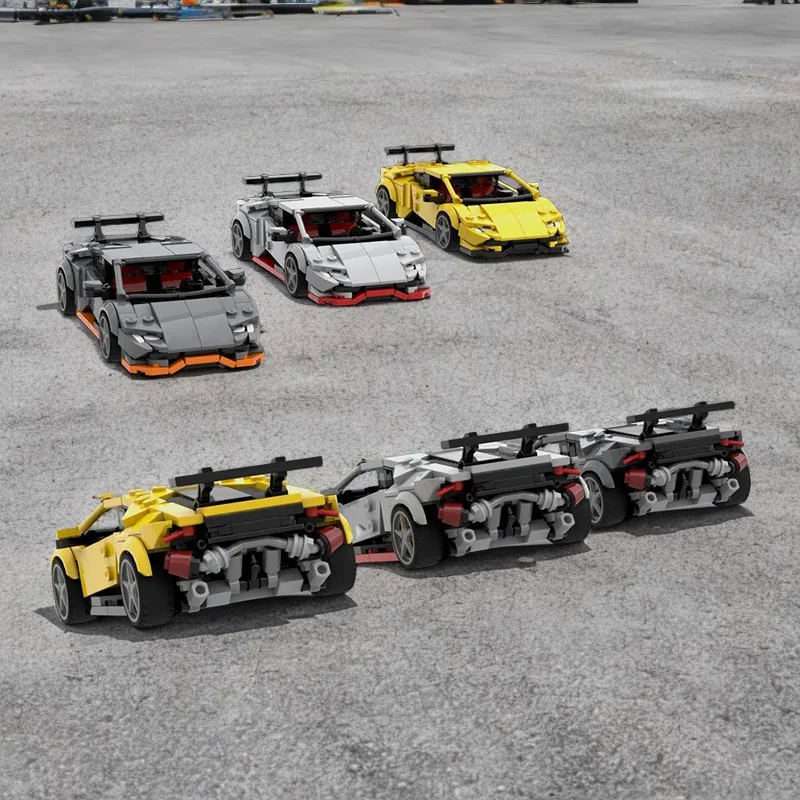 381 шт. MOC Lamborghiniasd Huracansa Twin Turbo, классическая модель суперкара, креативный DIY, снятие легенды скорости
381 шт. MOC Lamborghiniasd Huracansa Twin Turbo, классическая модель суперкара, креативный DIY, снятие легенды скорости