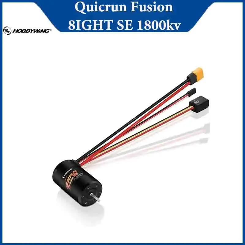 Hobbywing Quicrun Fusion Se 40A 1800KV комбинированный двигатель Esc для 1/8 радиоуправляемой модели автомобиля гусеничные аксессуары RC 
Hobbywing Quicrun Fusion Se 40A 1800KV комбинированный двигатель Esc для 1/8 радиоуправляемой модели автомобиля гусеничные аксессуары RC