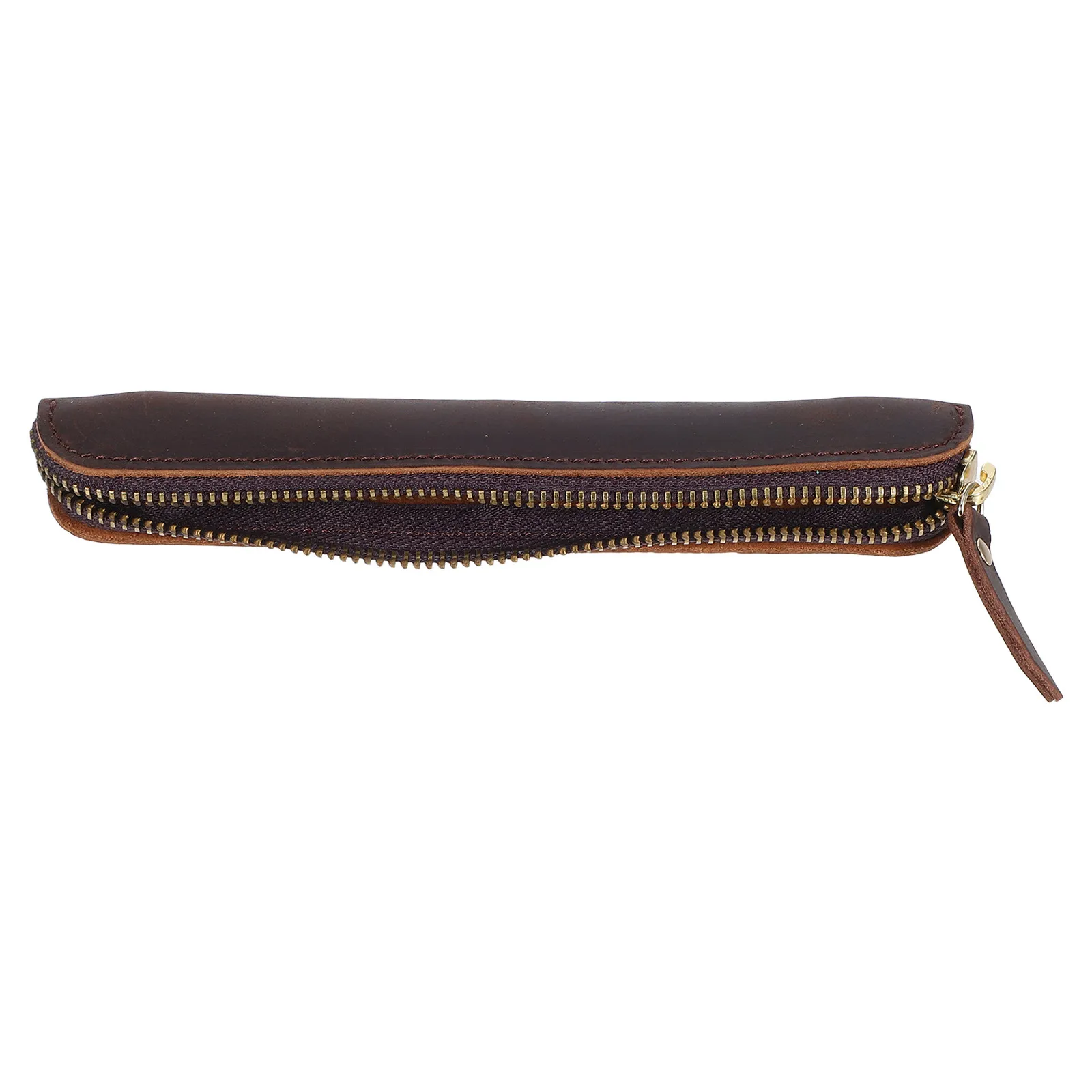 Pen Pouch Coffee Handmade Zipper Pencil Bag Pen Case for Fountain Rollerball Ballpoint Pens Office School
Pen Pouch Coffee Handmade Zipper Pencil Bag Pen Case for Fountain Rollerball Ballpoint Pens Office School