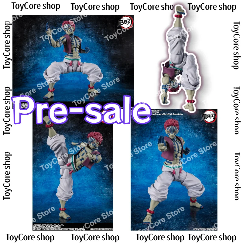 Pre-order Bandai SHF Demon Slayer: Kimetsu no Yaiba Akaza, Upper Rank Three, fully movable re-release figure
Pre-order Bandai SHF Demon Slayer: Kimetsu no Yaiba Akaza, Upper Rank Three, fully movable re-release figure