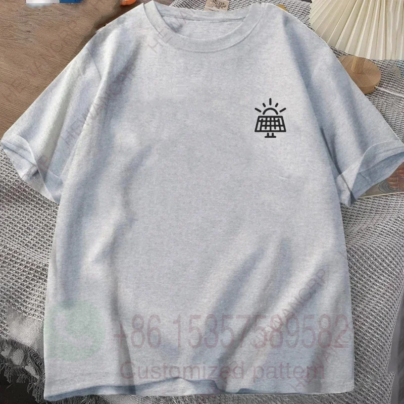 Футболка унисекс на солнечной энергии, мужской спортивный костюм с круглым вырезом и короткими рукавами, повседневный хлопковый пуловер, впитывающая пот, дышащая спортивная одежда
Футболка унисекс на солнечной энергии, мужской спортивный костюм с круглым вырезом и короткими рукавами, повседневный хлопковый пуловер, впитывающая пот, дышащая спортивная одежда