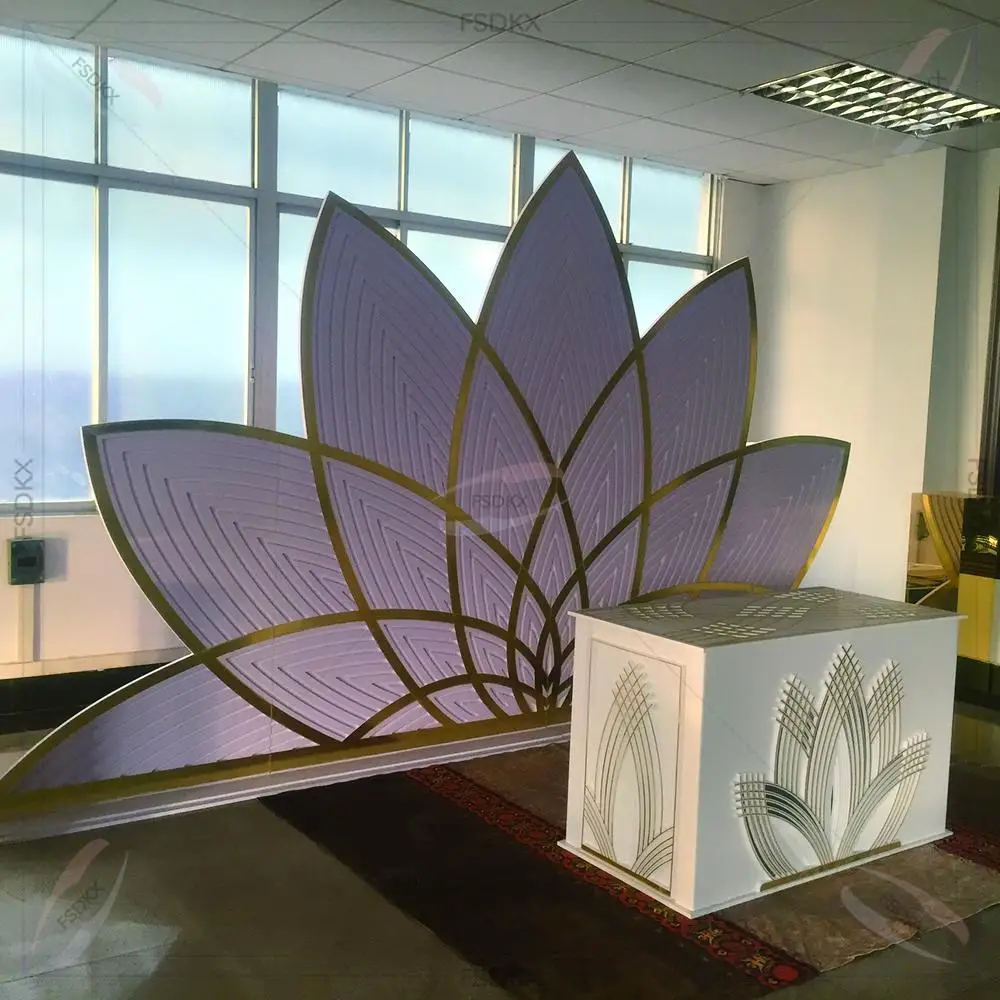 Luxury Big Backdrop Decoration Wedding Event Pvc Acrylic Lotus Wall Backdrop Decoration
Luxury Big Backdrop Decoration Wedding Event Pvc Acrylic Lotus Wall Backdrop Decoration