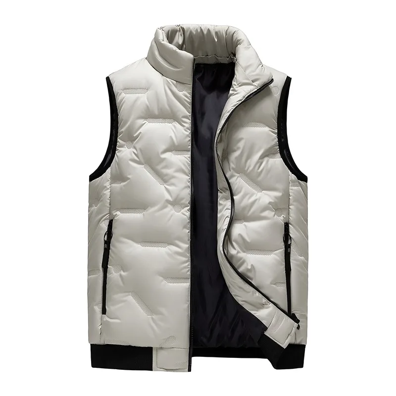 Gorasion Large Size Stand Collar Down Cotton Vest for Men's Autumn Winter New Large Size Vest Sleeveless Cotton Vest Thickened
Gorasion Large Size Stand Collar Down Cotton Vest for Men's Autumn Winter New Large Size Vest Sleeveless Cotton Vest Thickened