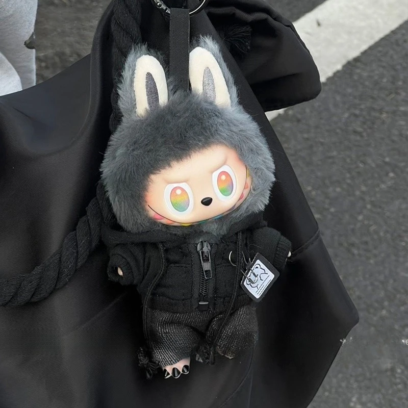 Trendy Cool Clothes For Labubu 3.0 Big Into Energy Black Sweater Pants Outfit For Ropa Labubu v1/v2/v3 Doll Clothing Accessories
Trendy Cool Clothes For Labubu 3.0 Big Into Energy Black Sweater Pants Outfit For Ropa Labubu v1/v2/v3 Doll Clothing Accessories
