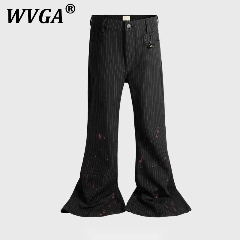 WVGA весна осень новый мужской костюм Tide High Street в полоску с вырезом в полоску нишевый шикарный повседневный расклешенный широкий костюм брюки Ins W9168
WVGA весна осень новый мужской костюм Tide High Street в полоску с вырезом в полоску нишевый шикарный повседневный расклешенный широкий костюм брюки Ins W9168