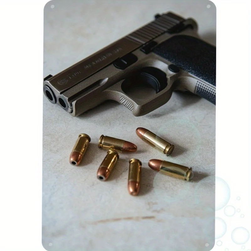 1pc LCR Pistol Metal Model with Bullets - Vintage Iron Decor for Home, Bar & Game Room | Authentic Military-Style Sign
1pc LCR Pistol Metal Model with Bullets - Vintage Iron Decor for Home, Bar & Game Room | Authentic Military-Style Sign