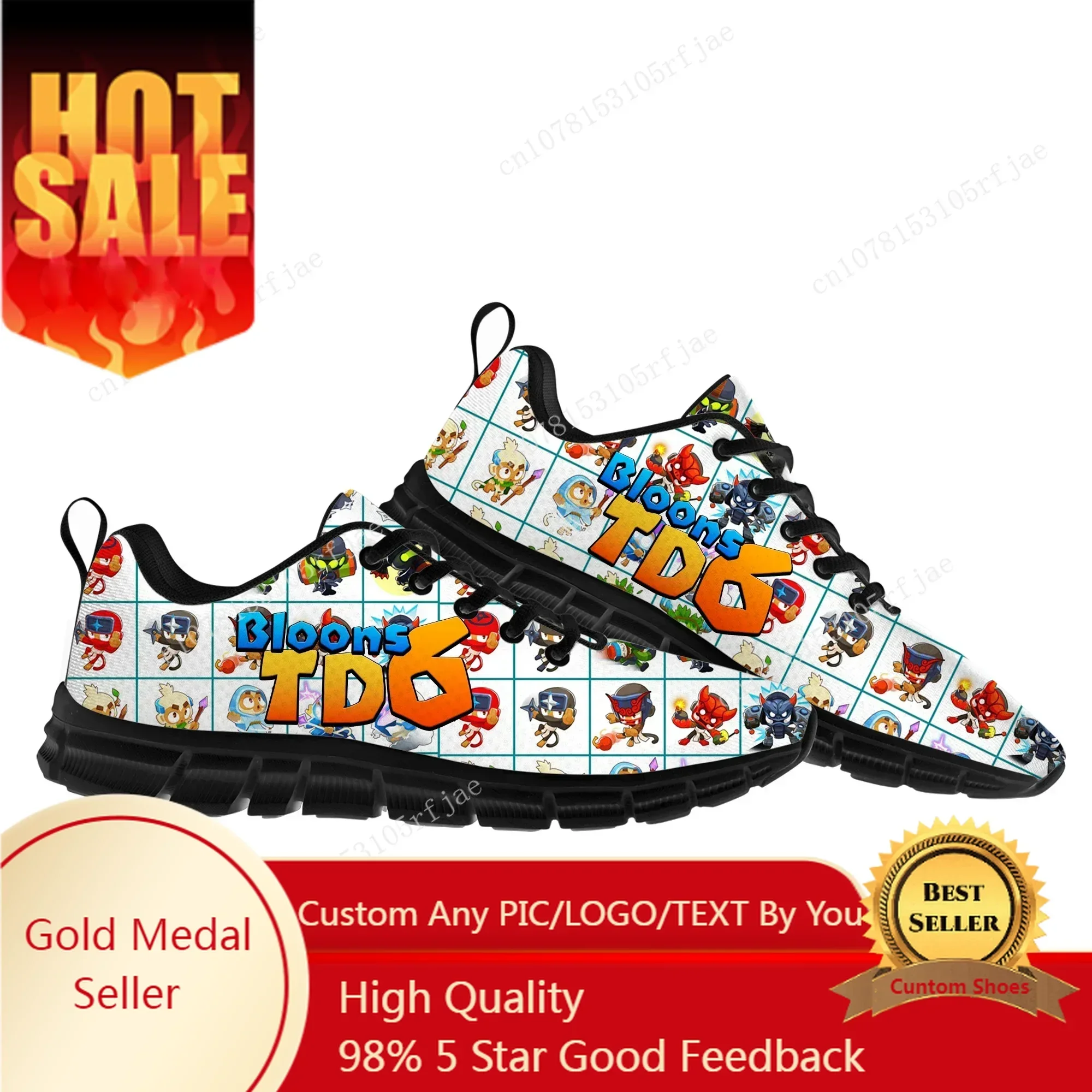 Bloons TD 6 Sports Shoes Cartoon Game Mens Womens Sneakers Fashion Sneaker Custom Built Shoes
Bloons TD 6 Sports Shoes Cartoon Game Mens Womens Sneakers Fashion Sneaker Custom Built Shoes