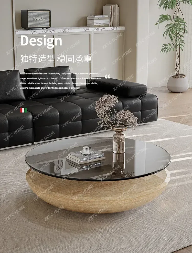 YYJ Minimalist Suspended Coffee Table Creative High-end Living Room Small Apartment Round Home Tempered Glass Art
YYJ Minimalist Suspended Coffee Table Creative High-end Living Room Small Apartment Round Home Tempered Glass Art