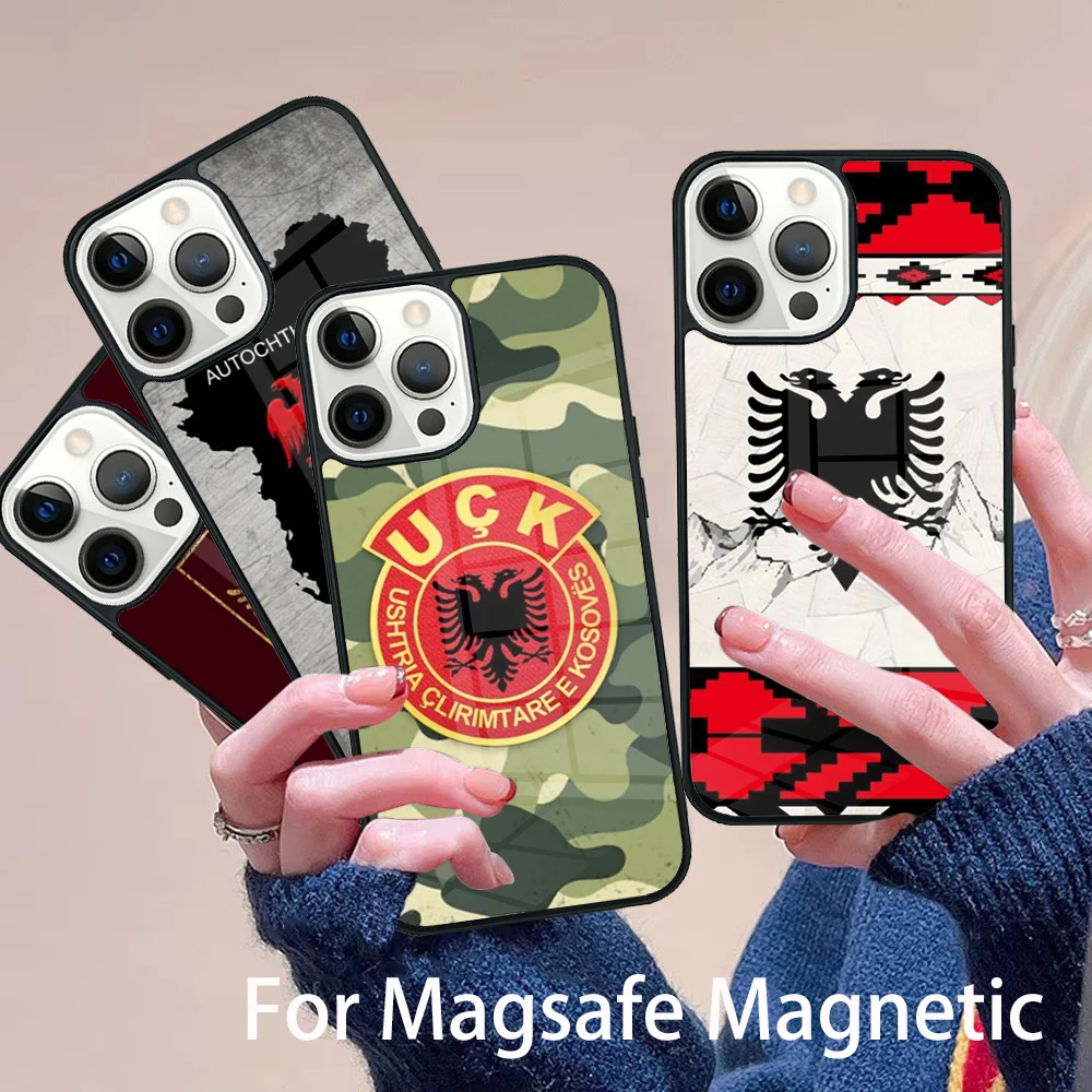 Albania Passport Phone Case Magesafe Magnetic Wireless Charge Cover For IPhone 16 11 12 13 14 15 Pro Max Plus Mini
Albania Passport Phone Case Magesafe Magnetic Wireless Charge Cover For IPhone 16 11 12 13 14 15 Pro Max Plus Mini