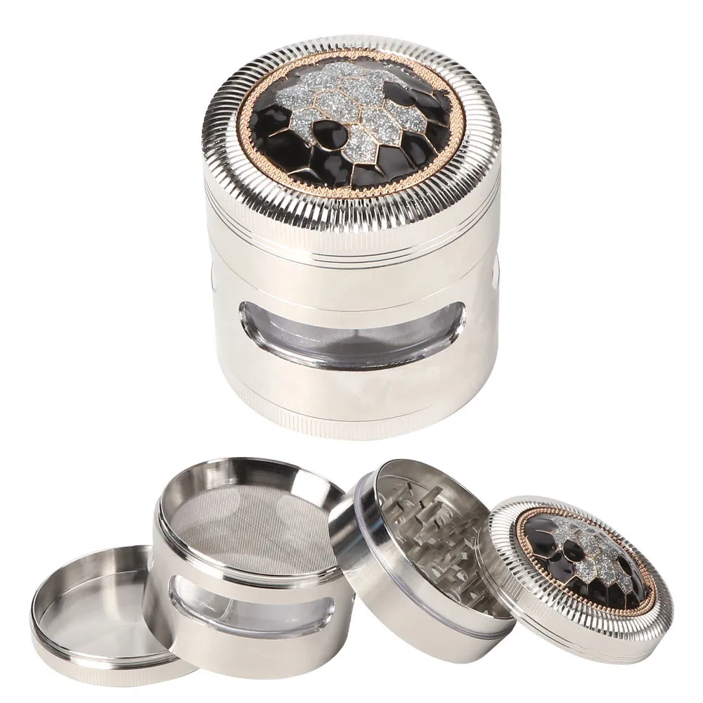 Smoke Grinder 4 Layer 63MM Metal Tobacco Grinder Smoke Zinc Alloy Smokimg Grinder Pipe Crusher Tool On Sale Free
Smoke Grinder 4 Layer 63MM Metal Tobacco Grinder Smoke Zinc Alloy Smokimg Grinder Pipe Crusher Tool On Sale Free