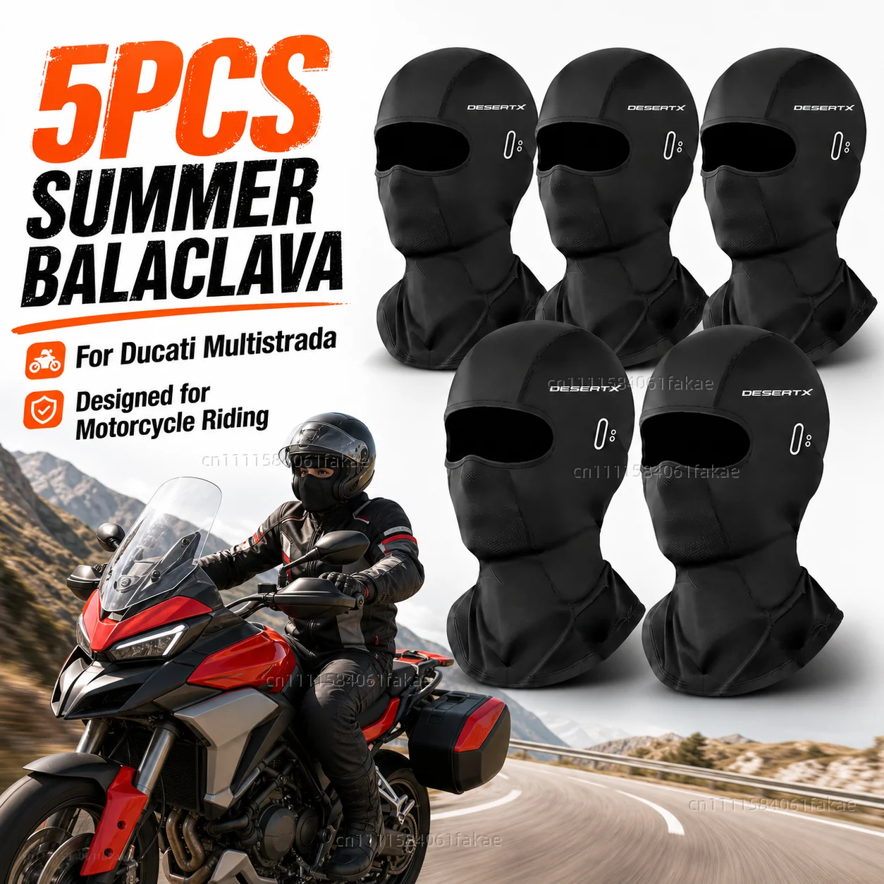 5PCS Motorcycle Balaclava Summer UV Protection Glasses Face Breathable Hole For Ducati Desert-X DesertX 2026 2025 2024 2023 2022
5PCS Motorcycle Balaclava Summer UV Protection Glasses Face Breathable Hole For Ducati Desert-X DesertX 2026 2025 2024 2023 2022