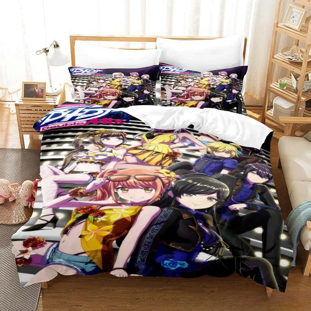 3D Print Anime D4DJ All Mix Bedding Set Single Twin Full Queen King Size Bed Set Adult Kid Bedroom Duvet cover Sets Home Textile
3D Print Anime D4DJ All Mix Bedding Set Single Twin Full Queen King Size Bed Set Adult Kid Bedroom Duvet cover Sets Home Textile