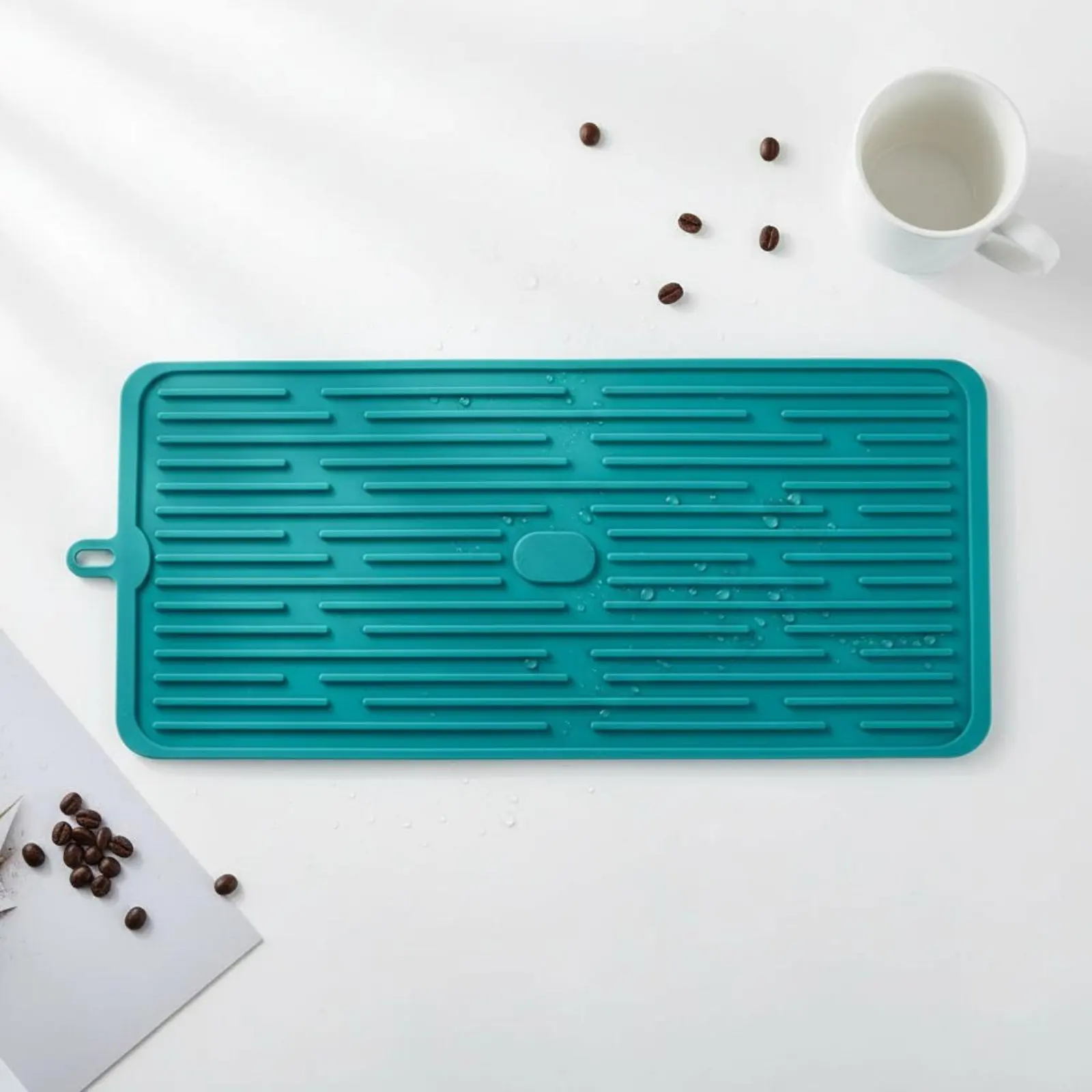 Non-Slip Coffee Machine Mat Flexible Coffee Brewer Mat Slushie Brewer Safeguarding Pad Hanging Loop Espresso Machine Pad
Non-Slip Coffee Machine Mat Flexible Coffee Brewer Mat Slushie Brewer Safeguarding Pad Hanging Loop Espresso Machine Pad