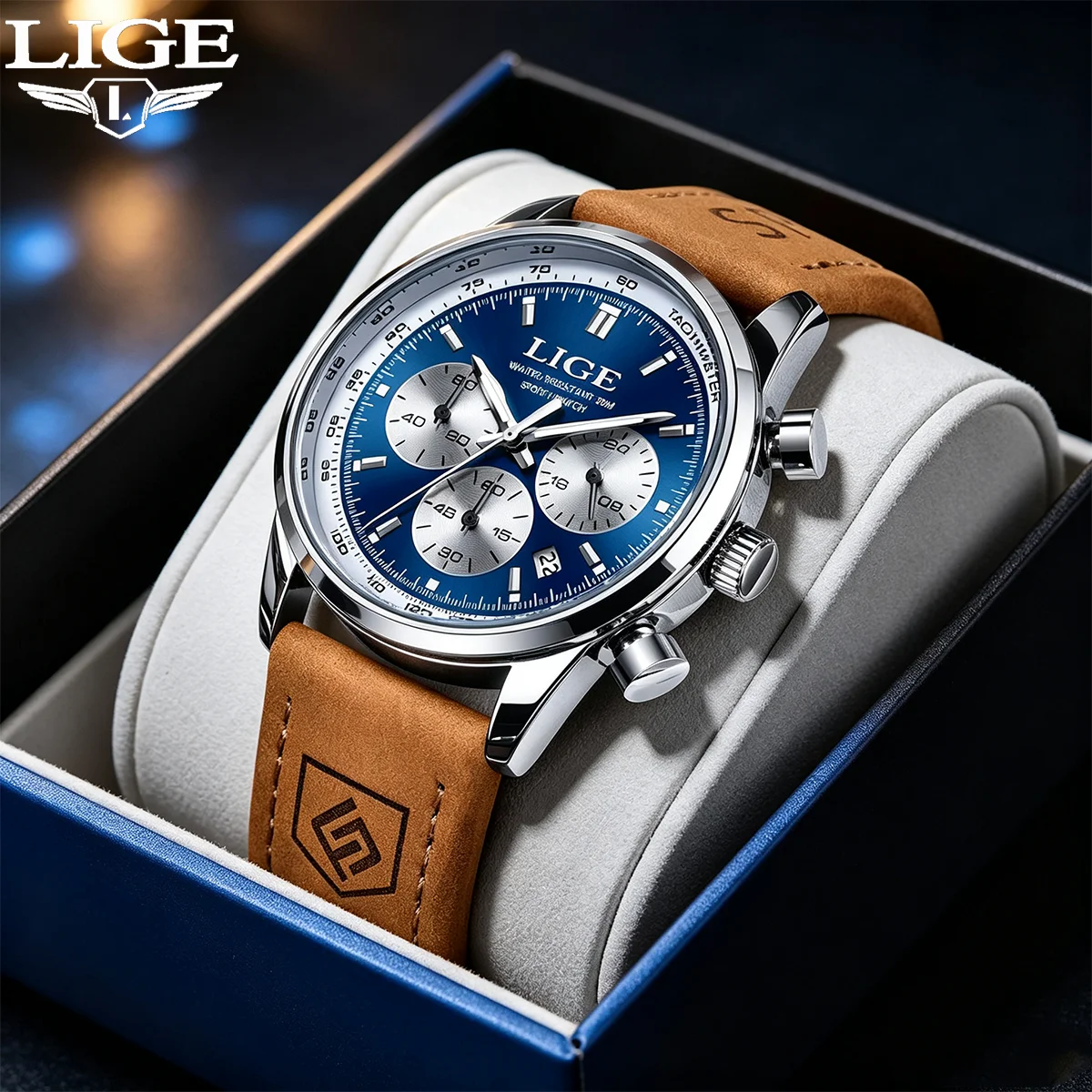 LIGE 2026 Watches for Men Top Brand Luxury MilitaryChronograph 30M Waterproof Male Clock Gifts Quartz Man Watches Reloj Hombre
LIGE 2026 Watches for Men Top Brand Luxury MilitaryChronograph 30M Waterproof Male Clock Gifts Quartz Man Watches Reloj Hombre
