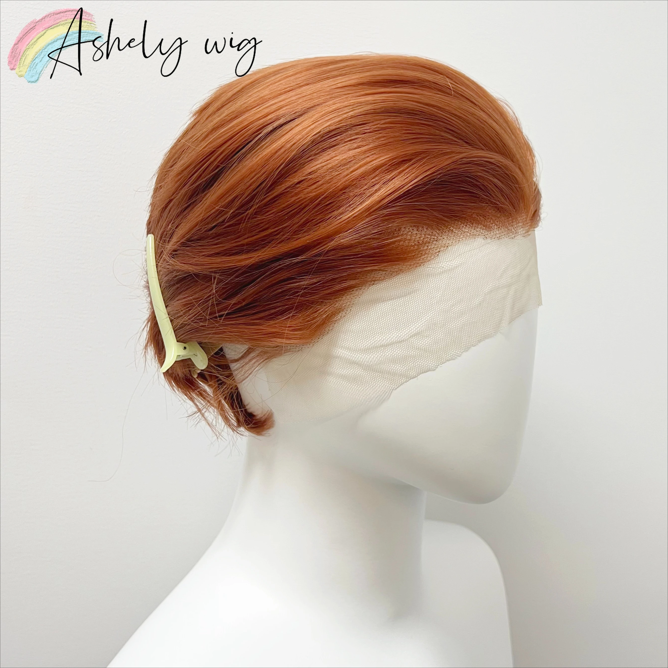 Ginger Orange Lace Wig for Man Hand-hooked 13*4 HD Lace Front Wigs Hairstyle for Live Photo Shoot Cosplaying Synthetic Lace Wigs
Ginger Orange Lace Wig for Man Hand-hooked 13*4 HD Lace Front Wigs Hairstyle for Live Photo Shoot Cosplaying Synthetic Lace Wigs