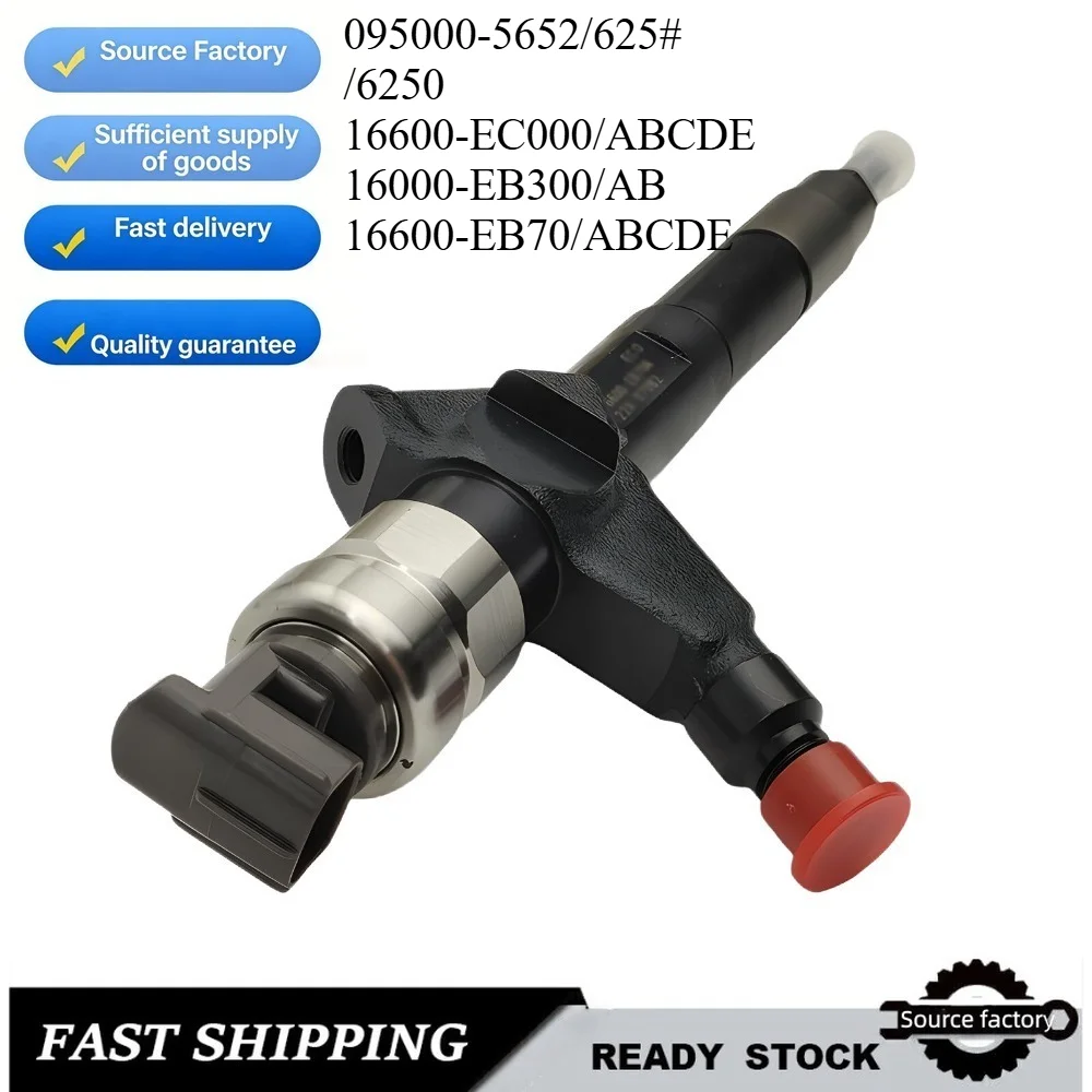 Common Rail Injector095000-565/6252/16600-EC000/ABCDE/EB300/AB/EB70/ABCDE for Nissan YD25DDTI Navara D22 D40-car Accessories
Common Rail Injector095000-565/6252/16600-EC000/ABCDE/EB300/AB/EB70/ABCDE for Nissan YD25DDTI Navara D22 D40-car Accessories