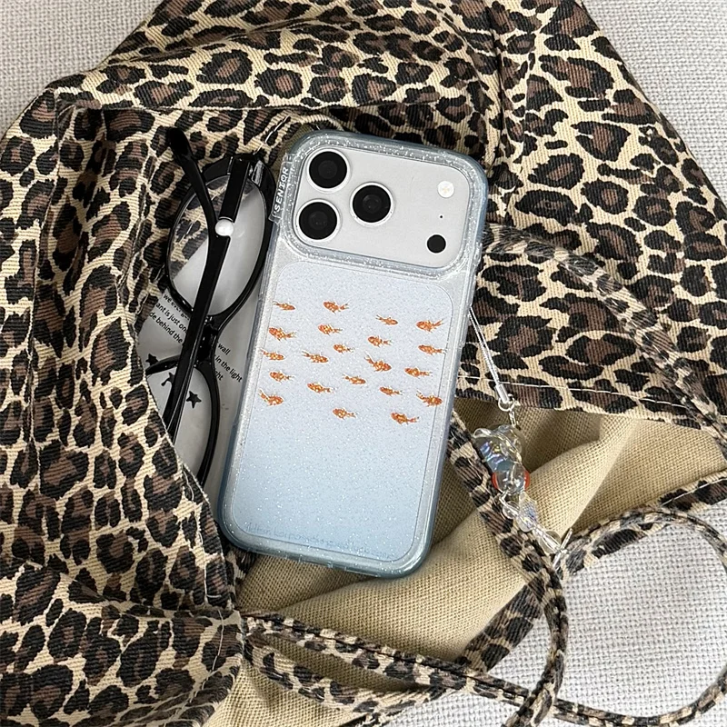 Kawaii Goldfish Gradient Glitter Phone Case For iPhone 15 16 17 Pro Max Cute Shockproof Protective Cover With Charm iPhone 17 ca
Kawaii Goldfish Gradient Glitter Phone Case For iPhone 15 16 17 Pro Max Cute Shockproof Protective Cover With Charm iPhone 17 ca