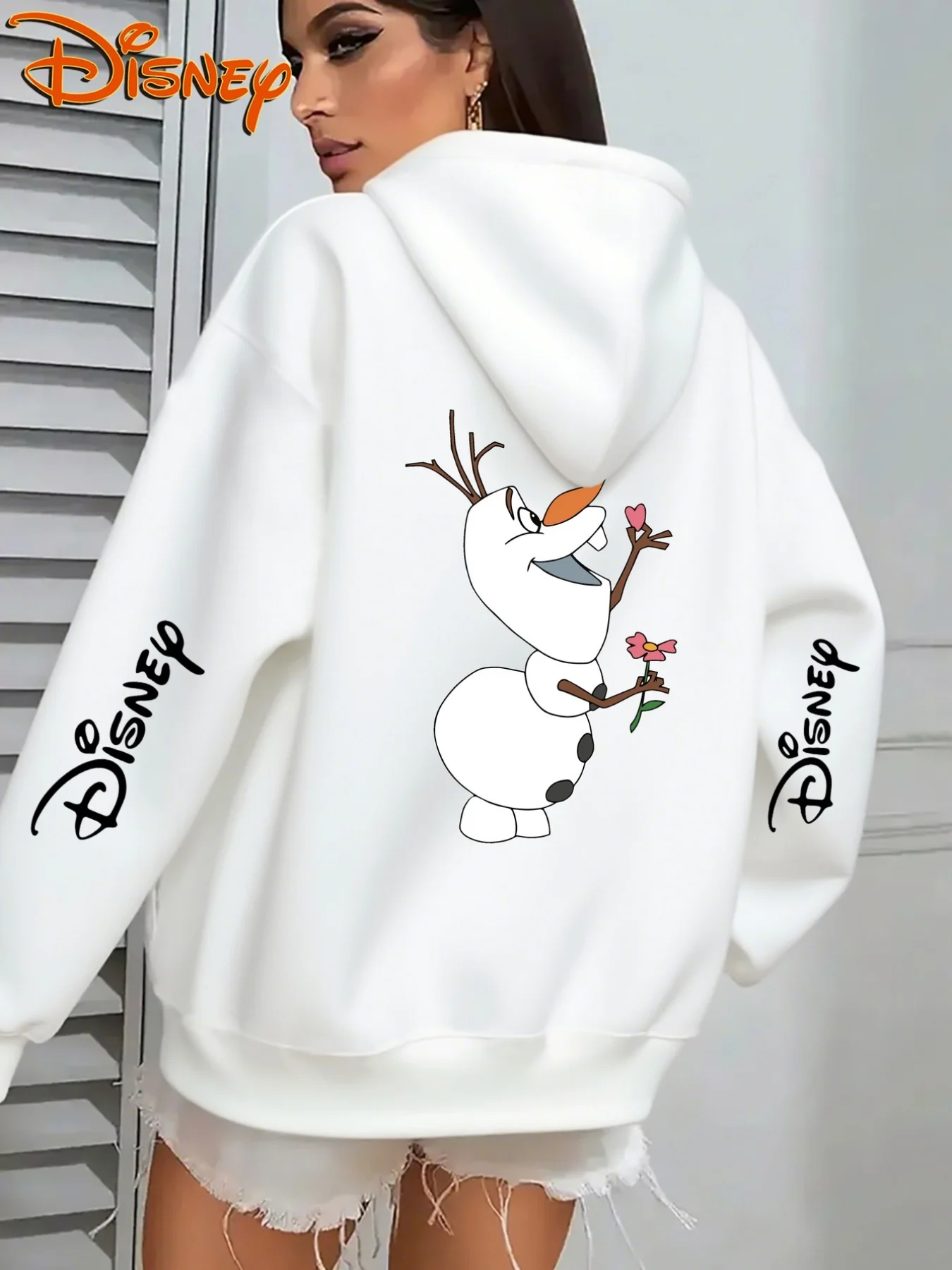 Худи Disney Fall/Winter 2026 с принтом «Замороженный Олаф: Забавная любовь», 100% хлопок, повседневная теплая толстовка унисекс в стиле Y2K
Худи Disney Fall/Winter 2026 с принтом «Замороженный Олаф: Забавная любовь», 100% хлопок, повседневная теплая толстовка унисекс в стиле Y2K