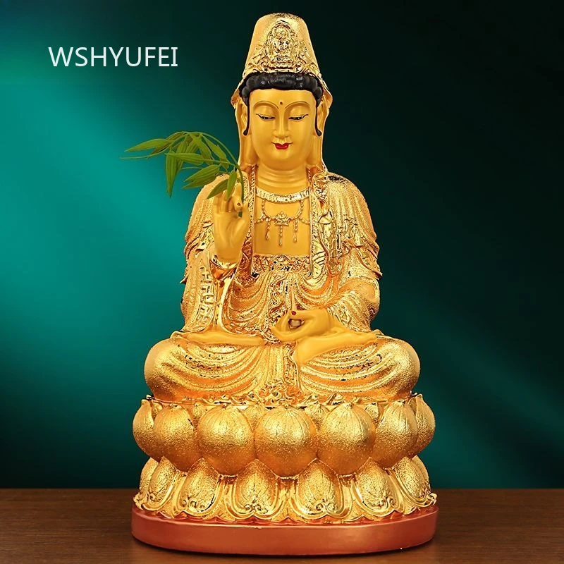 Guanyin Bodhisattva Ornament Offering Buddha Statues At Home Buddhist Avalokitesvara Statue Buddhist Hall Decoration Ornaments
Guanyin Bodhisattva Ornament Offering Buddha Statues At Home Buddhist Avalokitesvara Statue Buddhist Hall Decoration Ornaments