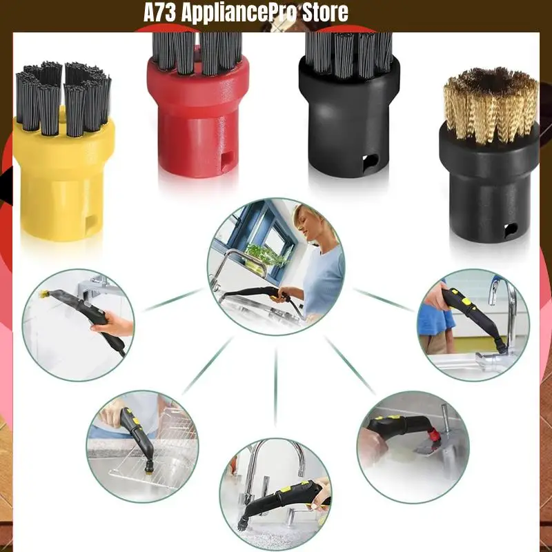 Hand Steamer Nozzle Brushes For Karcher SC1 SC2 SC3 SC4 SC5 Replacement Parts Round Steam Cleaner Brushes-A73Z
Hand Steamer Nozzle Brushes For Karcher SC1 SC2 SC3 SC4 SC5 Replacement Parts Round Steam Cleaner Brushes-A73Z