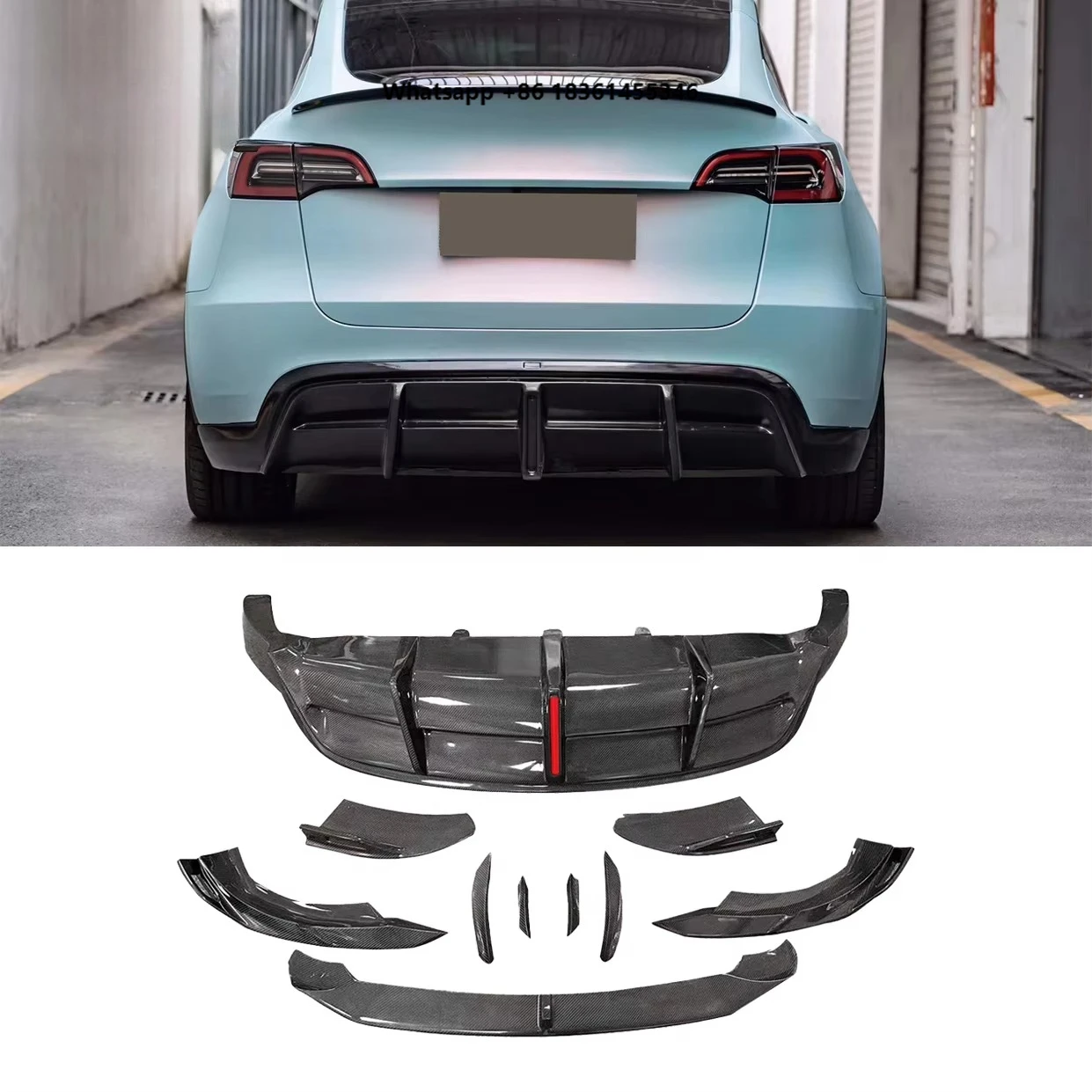 For Model Y AE Style Front Lip Rear Diffuser Bumper Upgrade Modification Auto Parts Carbon Fiber Body Kit
For Model Y AE Style Front Lip Rear Diffuser Bumper Upgrade Modification Auto Parts Carbon Fiber Body Kit