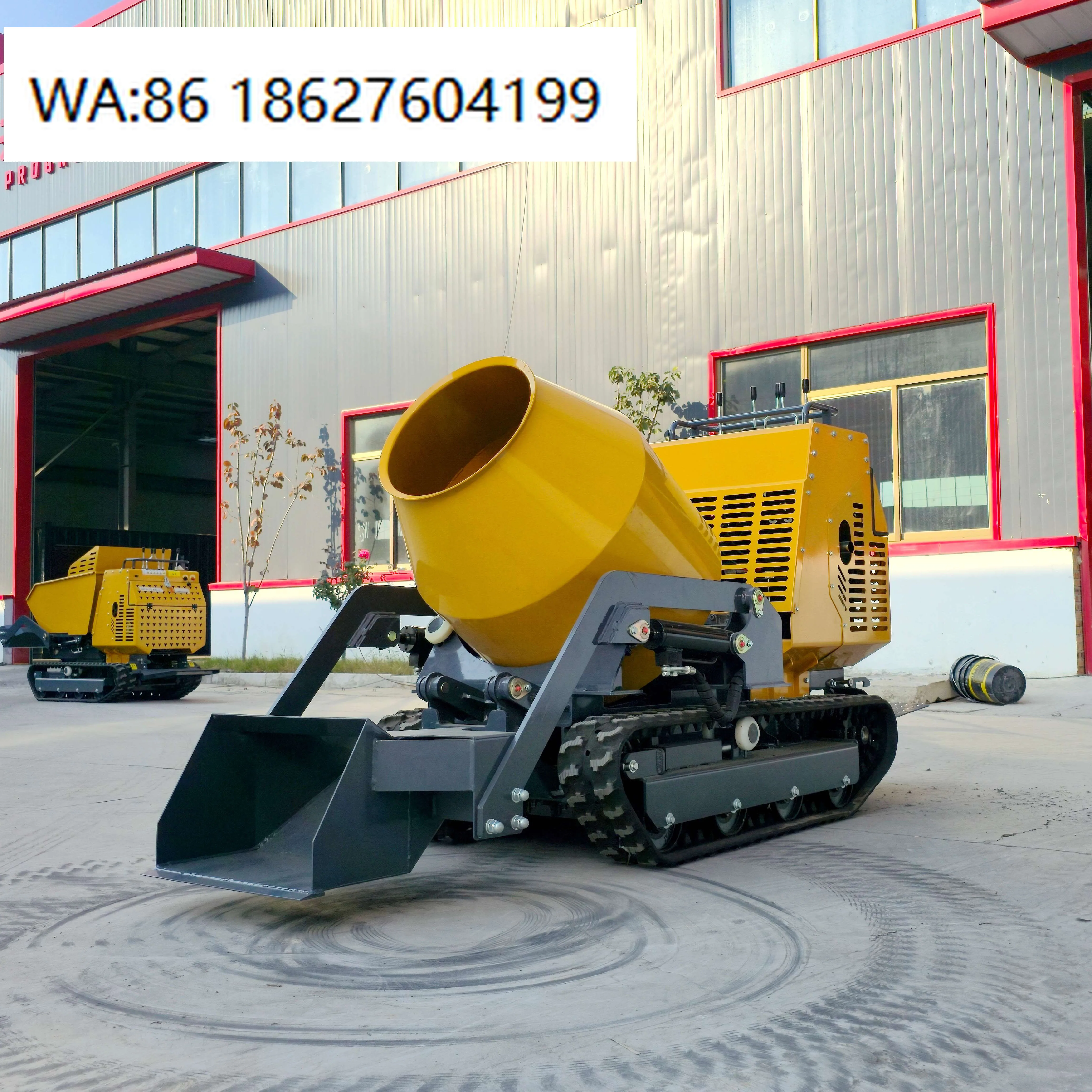 750L Crawler Self Loading Cement Mixer Tracked Mini Dumper Construction Machinery
750L Crawler Self Loading Cement Mixer Tracked Mini Dumper Construction Machinery
