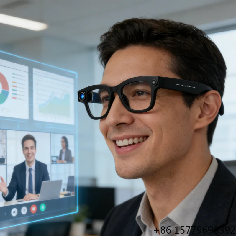 Wearable AI Translation Glasses 8MP HD Camera Sunglasses for Photo Video & Audio Recording
Wearable AI Translation Glasses 8MP HD Camera Sunglasses for Photo Video & Audio Recording