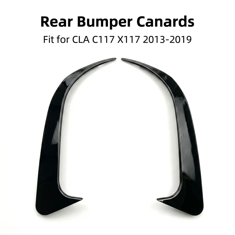 Gloss Black Inserts Air Vent Cover Gloss Black Rear Bumper Lip Spoiler Canards Vents for Benz CLA 45 AMG W117 250 200 2014-2018
Gloss Black Inserts Air Vent Cover Gloss Black Rear Bumper Lip Spoiler Canards Vents for Benz CLA 45 AMG W117 250 200 2014-2018