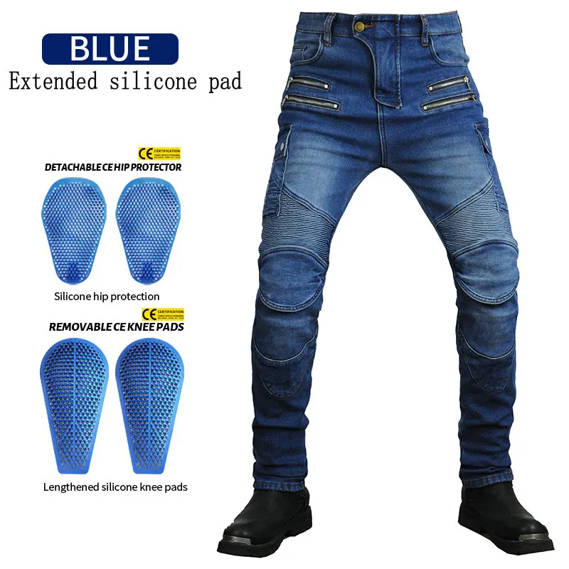 VOLERO Men Motorcycle Pants Fleece Pantalon Warm Winter Jeans Biker Slim Casual Pants With Protector Ridingwindproof Miss
VOLERO Men Motorcycle Pants Fleece Pantalon Warm Winter Jeans Biker Slim Casual Pants With Protector Ridingwindproof Miss