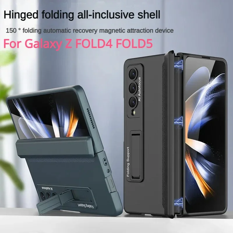 Magnetic Suction Rotating Shaft Phone Case For Samsung Galaxy Z Fold 4 5 Case Anti drop With Bracket ZFold5 Protective Cover New
Magnetic Suction Rotating Shaft Phone Case For Samsung Galaxy Z Fold 4 5 Case Anti drop With Bracket ZFold5 Protective Cover New