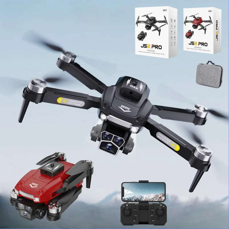 New JS2 Drone 4K Professional Dual Camera 8K ESC WIFI FPV Obstacle Avoidance Four Axis Folding RC Aerial Photography Toy Gift
New JS2 Drone 4K Professional Dual Camera 8K ESC WIFI FPV Obstacle Avoidance Four Axis Folding RC Aerial Photography Toy Gift