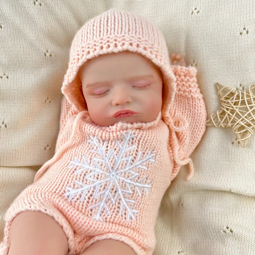 BZDOLL 18-inch Lifelike Reborn Baby Doll Toy with Cloth Body and Vinyl Limbs 45cm 3D Skin Doll Fashion Birthday Gift for Kids
BZDOLL 18-inch Lifelike Reborn Baby Doll Toy with Cloth Body and Vinyl Limbs 45cm 3D Skin Doll Fashion Birthday Gift for Kids
