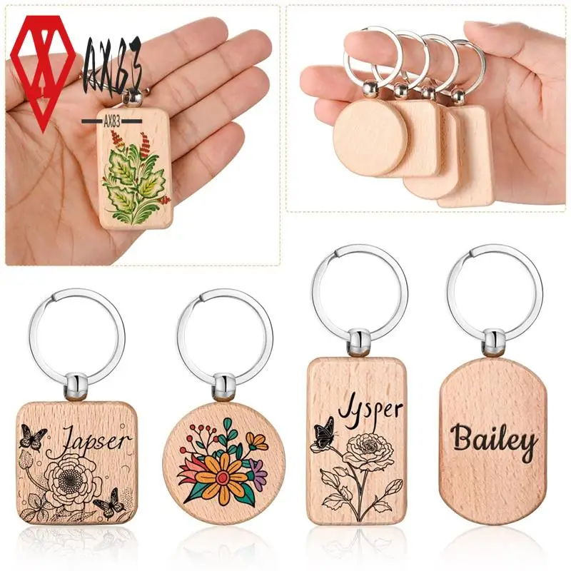 32Pcs Wooden Keychain Blanks Wood Engraving Blanks Key Chain Bulk Unfinished Wooden Keychain Key Ring Key Tag DIY Craft
32Pcs Wooden Keychain Blanks Wood Engraving Blanks Key Chain Bulk Unfinished Wooden Keychain Key Ring Key Tag DIY Craft
