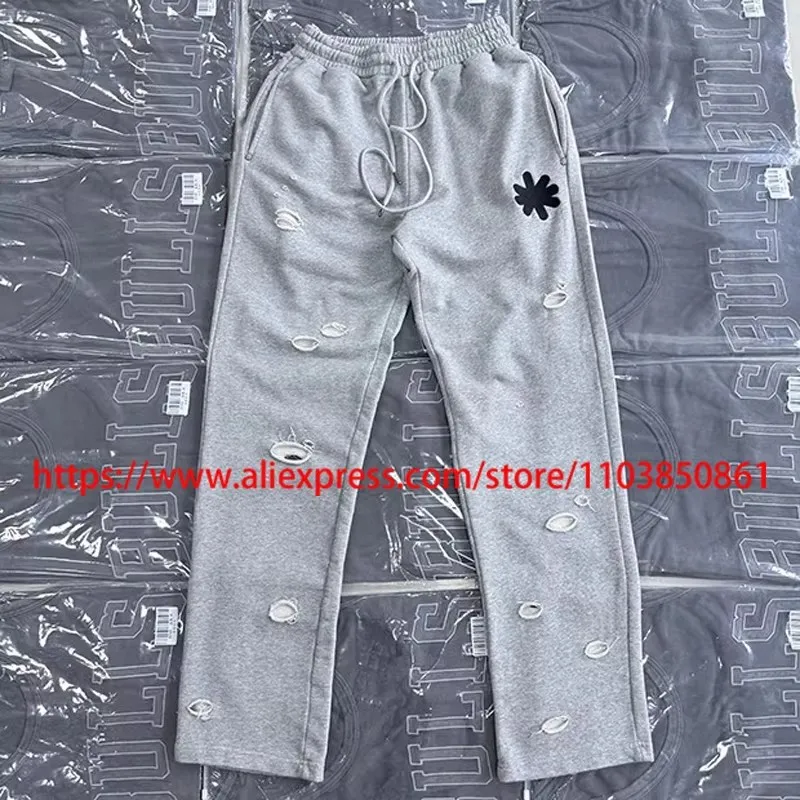 New Style Trend LOST SHDWS Casual Pants Embroidery Pattern Sportswear High Quality Black Gray Fashionable Ripped Hole Sweatpants
New Style Trend LOST SHDWS Casual Pants Embroidery Pattern Sportswear High Quality Black Gray Fashionable Ripped Hole Sweatpants