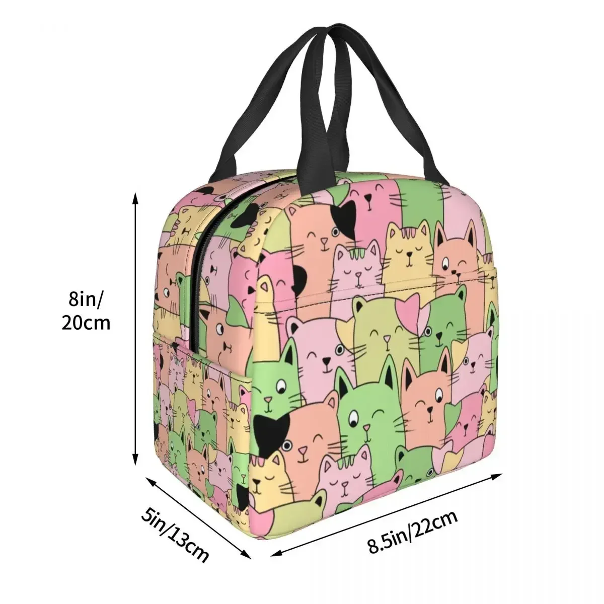 Kawai Cats Lunch Box for Women Leakproof Cute Animal Kitten Cooler Thermal Food Insulated Lunch Bag Office Work
Kawai Cats Lunch Box for Women Leakproof Cute Animal Kitten Cooler Thermal Food Insulated Lunch Bag Office Work