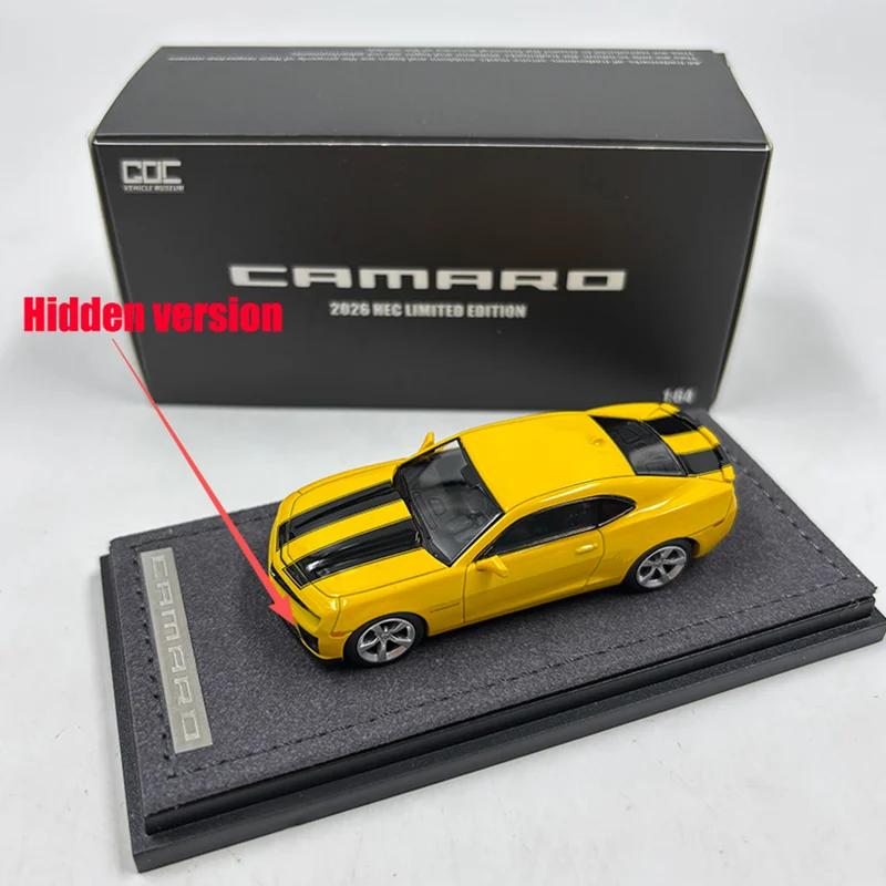 GOC 1:64 Scale Camaro Alloy Car Model Collection Souvenir Adult Gift desktop decoration Static Display
GOC 1:64 Scale Camaro Alloy Car Model Collection Souvenir Adult Gift desktop decoration Static Display