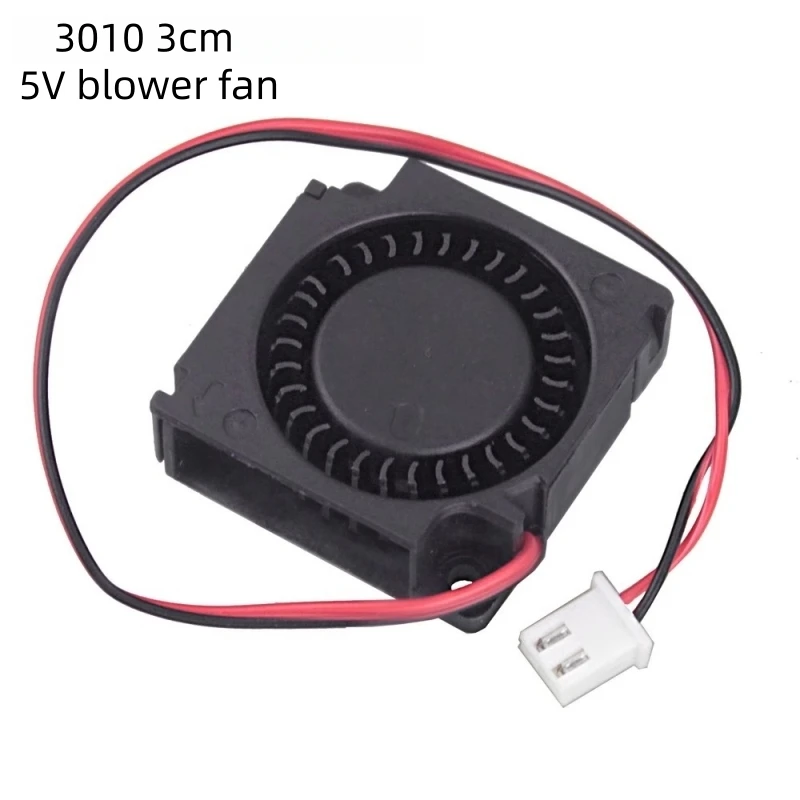 Mini turbo blower 3cm 3010 DC 5V silent ultra-thin cooling fan 3D printer small fan
Mini turbo blower 3cm 3010 DC 5V silent ultra-thin cooling fan 3D printer small fan