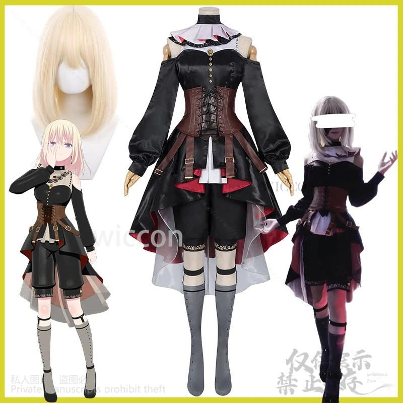 Ave Mujica Cosplay Anime Game BanG Dream! It's MyGO!!!!! Cosplay Goth Costume Dress Pants Earring Wig For Girls Halloween Cos
Ave Mujica Cosplay Anime Game BanG Dream! It's MyGO!!!!! Cosplay Goth Costume Dress Pants Earring Wig For Girls Halloween Cos