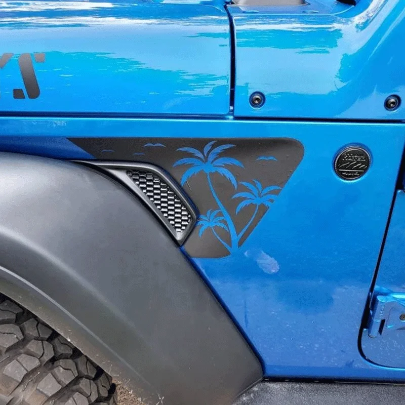 Palm Trees Car Stickers Decoration Fender Vent Accessories PVC Vinyl Decals for Jeep Wrangler JL JLU JT 2018-2026 Vehicle Model
Palm Trees Car Stickers Decoration Fender Vent Accessories PVC Vinyl Decals for Jeep Wrangler JL JLU JT 2018-2026 Vehicle Model