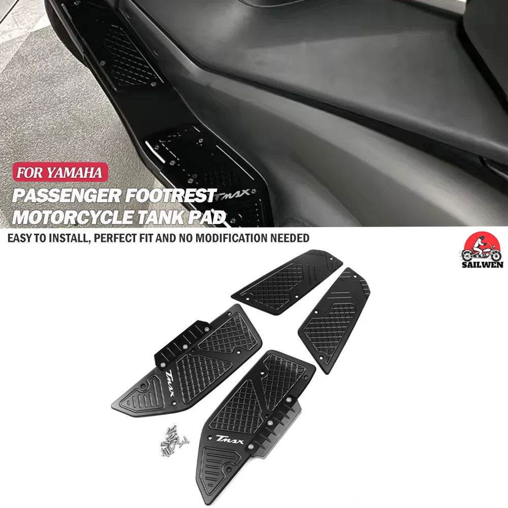 Motorcycle Scooter Front & Rear Footrest Step Footboard Pedals Foot Pegs For TMAX 530 T-MAX530 SX DX T-MAX TMAX530 2017-2023
Motorcycle Scooter Front & Rear Footrest Step Footboard Pedals Foot Pegs For TMAX 530 T-MAX530 SX DX T-MAX TMAX530 2017-2023